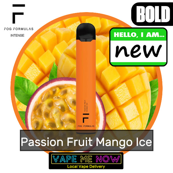 Fog Formula Disposable Passion Fruit Mango Ice flavor 