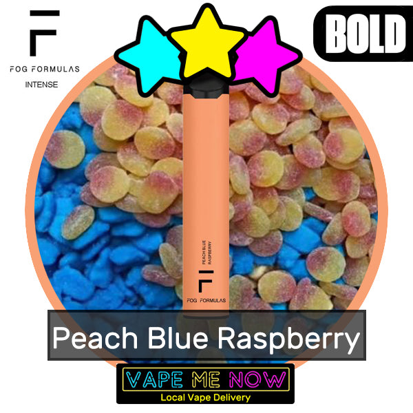 Fog Formula Disposable Peach Blue Raspberry flavor 