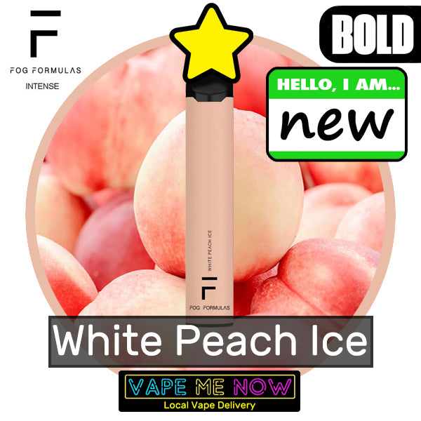 Fog Formula Disposable White Peach Ice flavor 