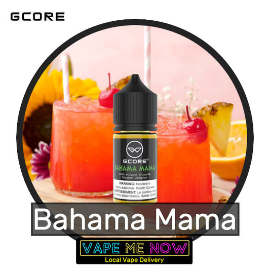 G-Core Salt Bahama Mama flavor bottle of juice