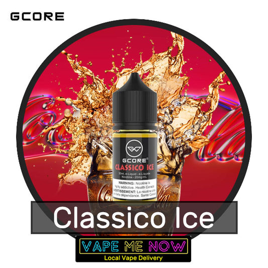 G-Core Salt Classico Ice flavor bottle of juice