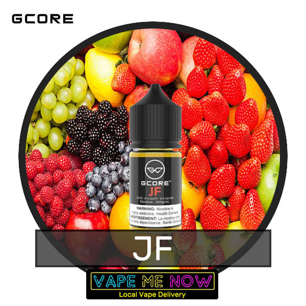 G-Core Salt JF flavor bottle of juice