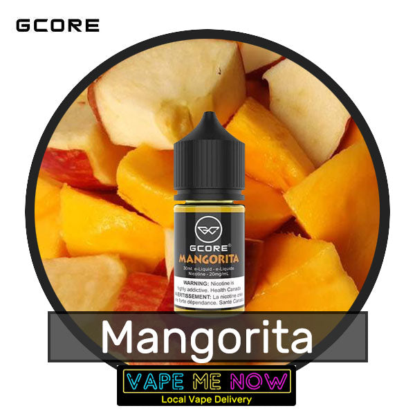 G-Core Salt Mangorita flavor bottle of juice