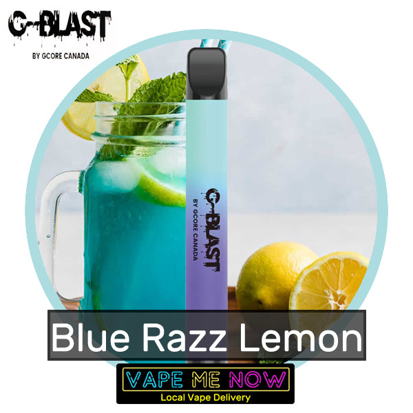 G-Blast Disposable Blue Razz Lemon flavor