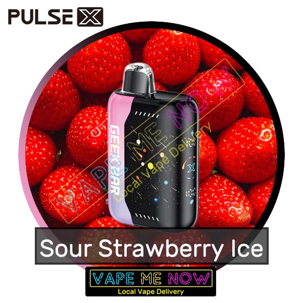 Geek Bar Pulse X - Sour Strawberry Ice