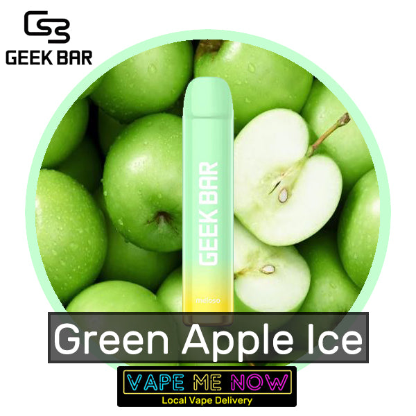 Geek Bar Disposable Green Apple Ice flavor 