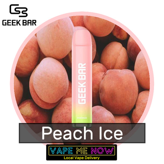 Geek Bar Disposable Peach Ice flavor 