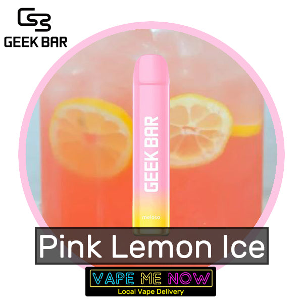 Geek Bar Disposable Pink Lemon Ice flavor 