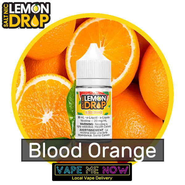 Lemon Drop Salt Blood Orange flavor bottle of juice