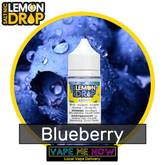 Lemon Drop Salt Blueberry flavor bottle of juice