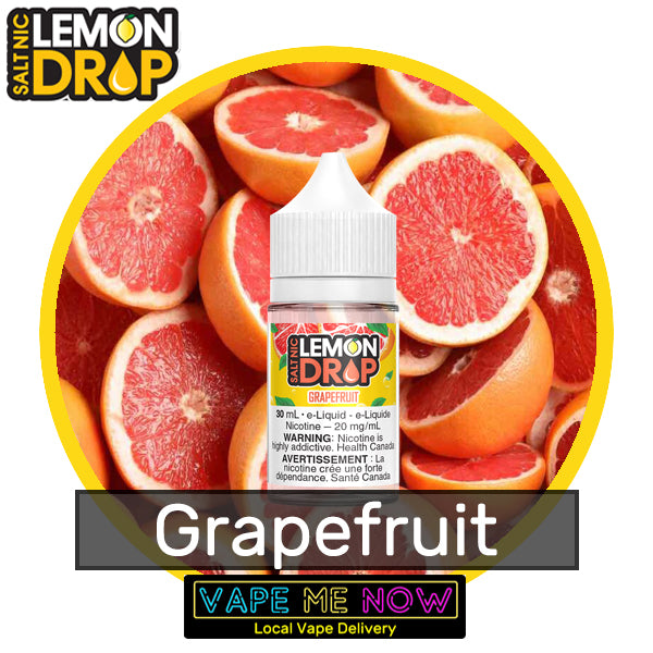 Lemon Drop Salt Grapefruit flavor bottle of juice