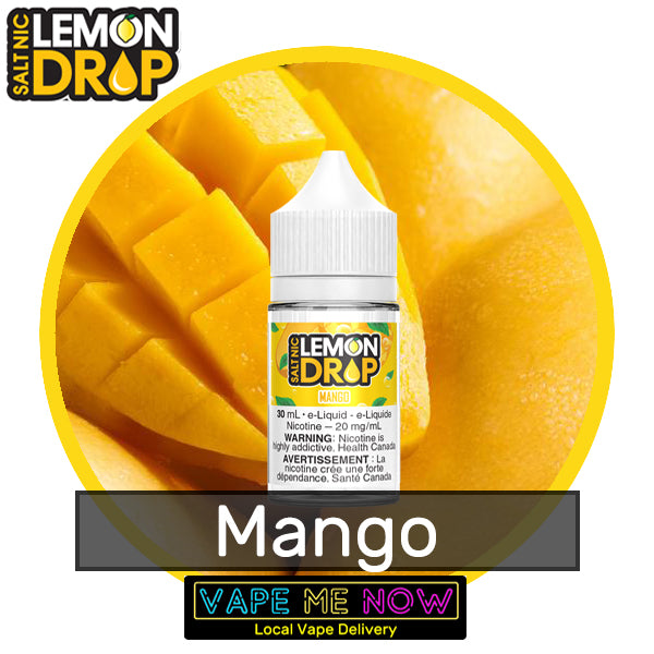 Lemon Drop Salt Mango flavor bottle of juice