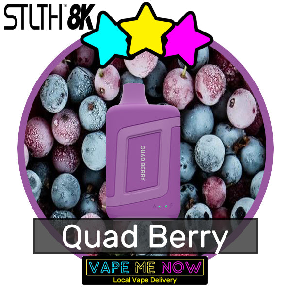 STLTH 8K Disposable Quad Berry flavor 