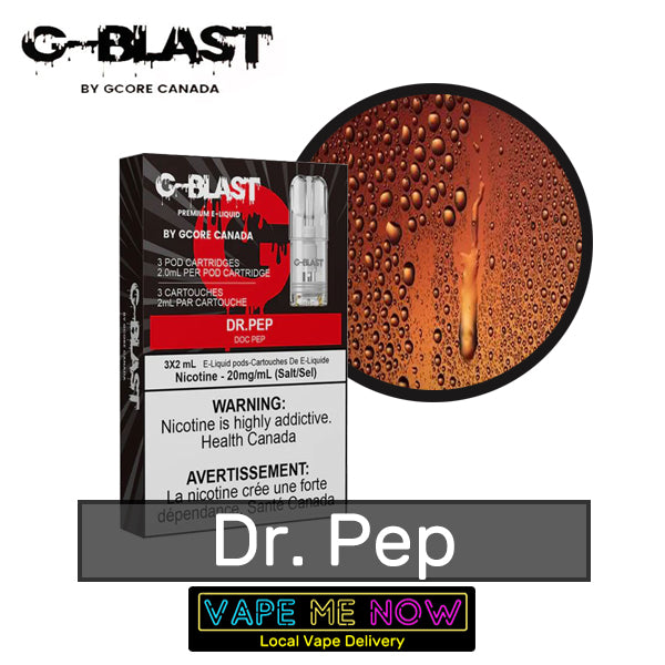 STLTH G-Blast Pods Dr Pep flavor 