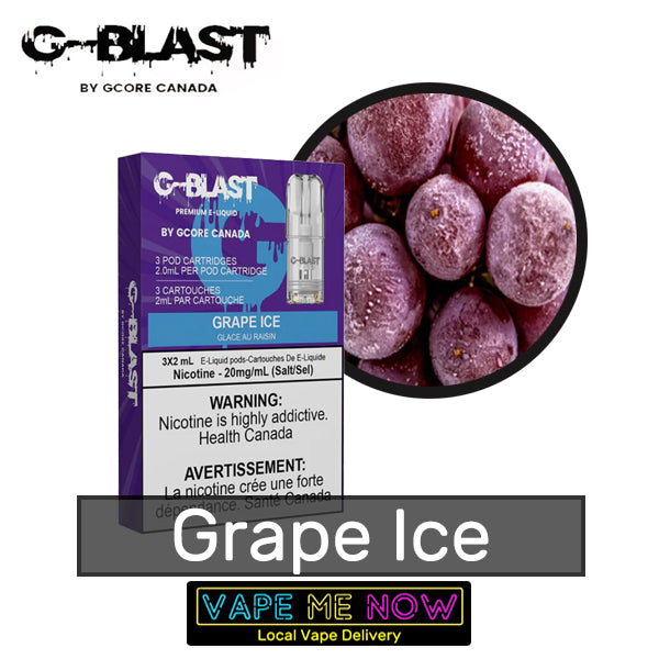 STLTH G-Blast Pods Grape Ice flavor 