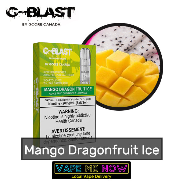 STLTH G-Blast Pods Mango Dragonfruit Ice flavor 