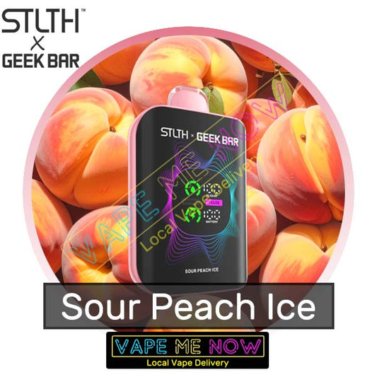STLTH X Geek Bar - Sour Peach Ice