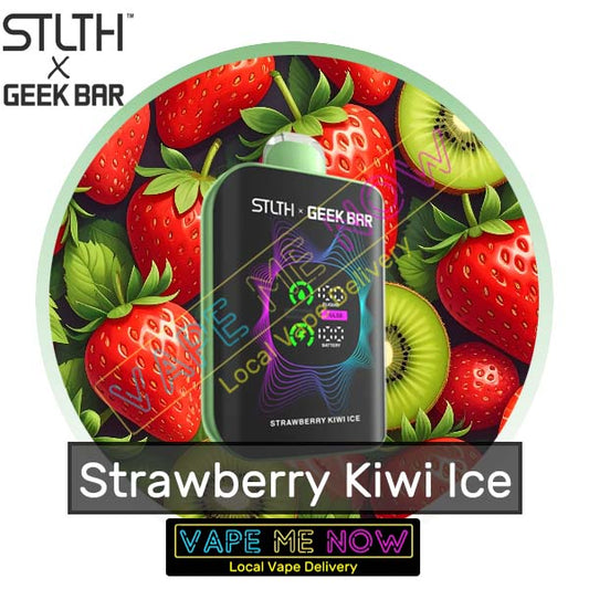 STLTH X Geek Bar - Strawberry Kiwi Ice