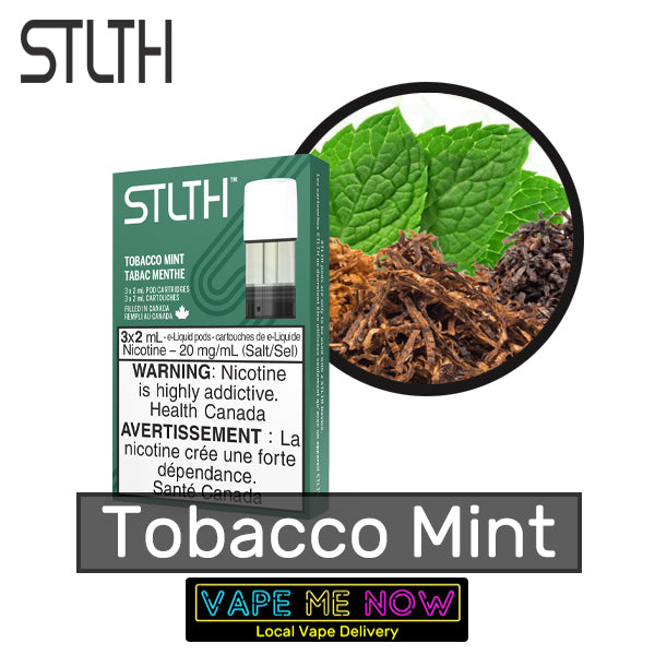 STLTH Classic Pods Tobacco Mint flavor 