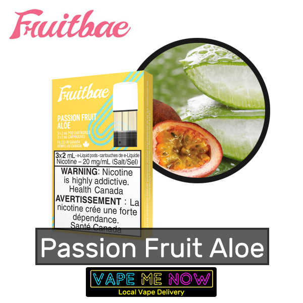 STLTH Premium Pods Passionfruit Aloe flavor 