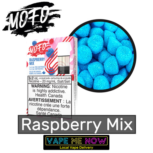 STLTH Premium Pods Raspberry Mix flavor 