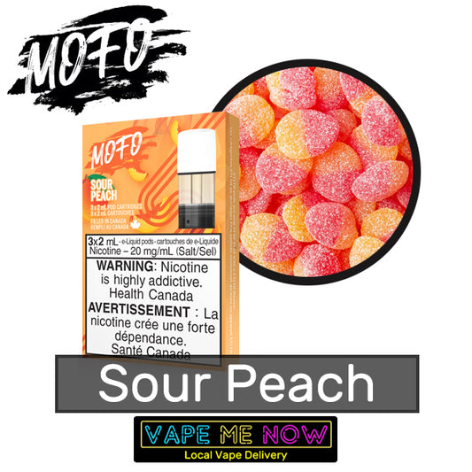 STLTH Premium Pods Sour Peach flavor 