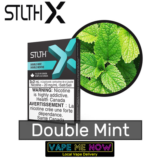 STLTH X Pods Double Mint flavor 