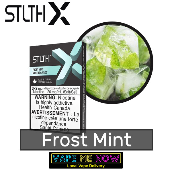 STLTH X Pods Frost Mint flavor 