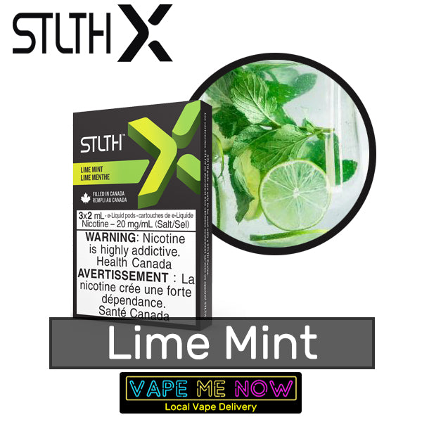 STLTH X Pods Lime Mint flavor 