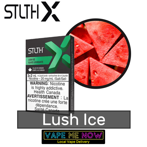 STLTH X Pods Lush Ice flavor 