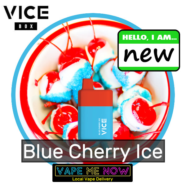 Vice Box Disposable Blue Cherry Ice flavor