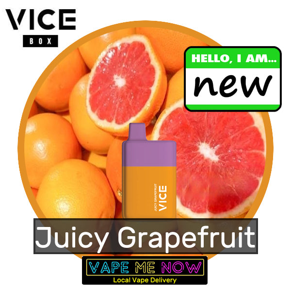 Vice Box Disposable Juicy Grapefruit flavor