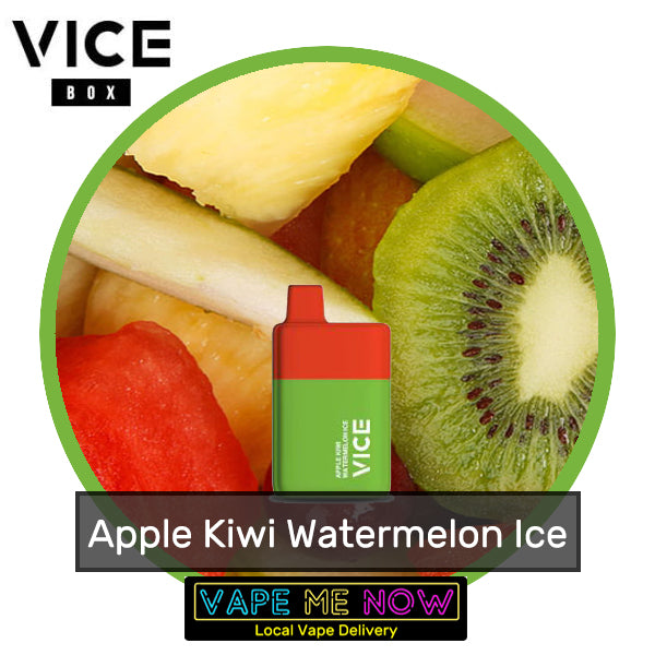 Vice Box Disposable Apple Kiwi Watermelon Ice flavor 