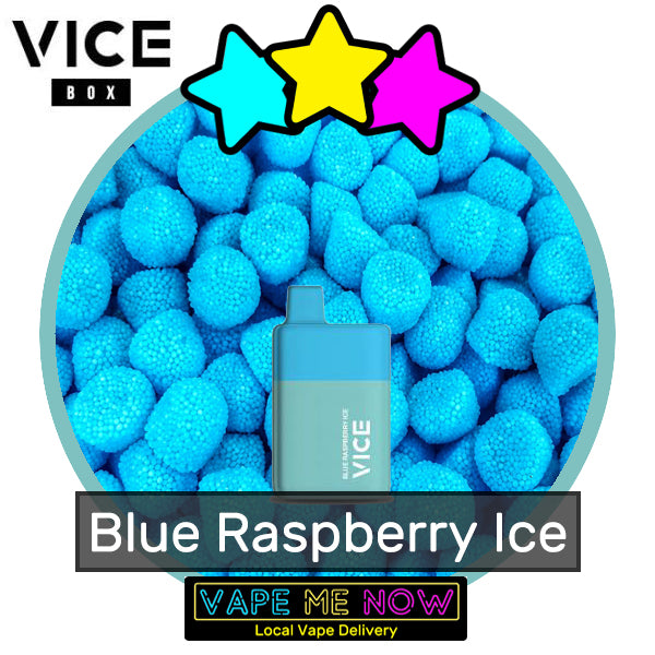 Vice Box Disposable Blue Raspberry Ice flavor 