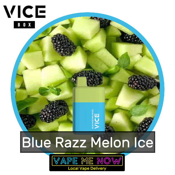 Vice Box Disposable Blue Razz Melon Ice flavor 