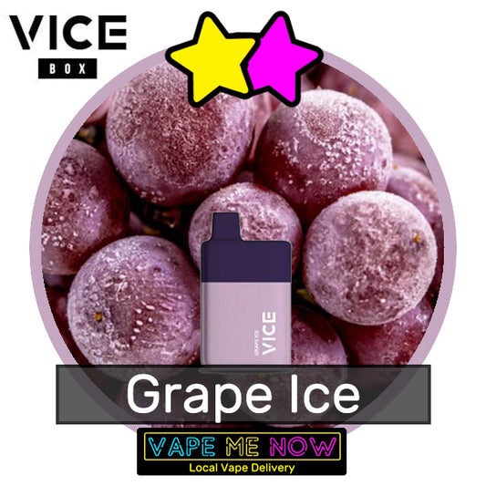 Vice Box Disposable Grape Ice  flavor 