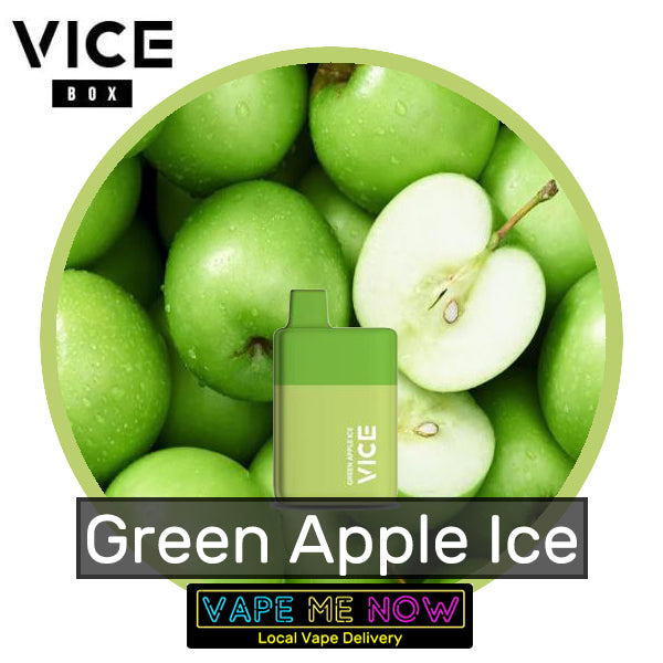 Vice Box Disposable Green Apple Ice flavor 