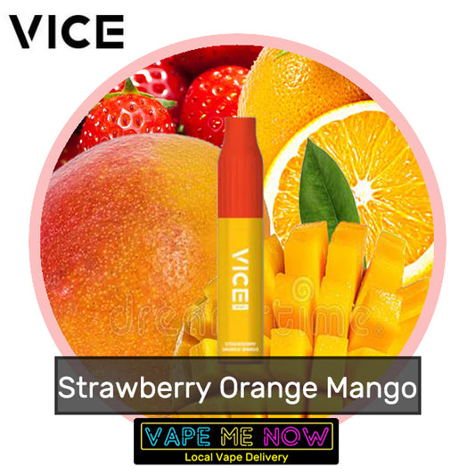 Vice Mini Disposable Strawberry Orange Mango flavor 