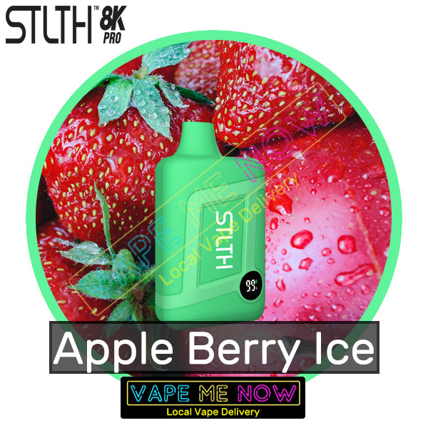 STLTH 8K Pro Disposable Apple Berry Ice flavor