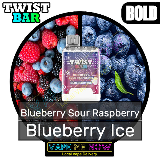 Twist Bar - Blueberry Sour Raspberry | Blueberry Ice