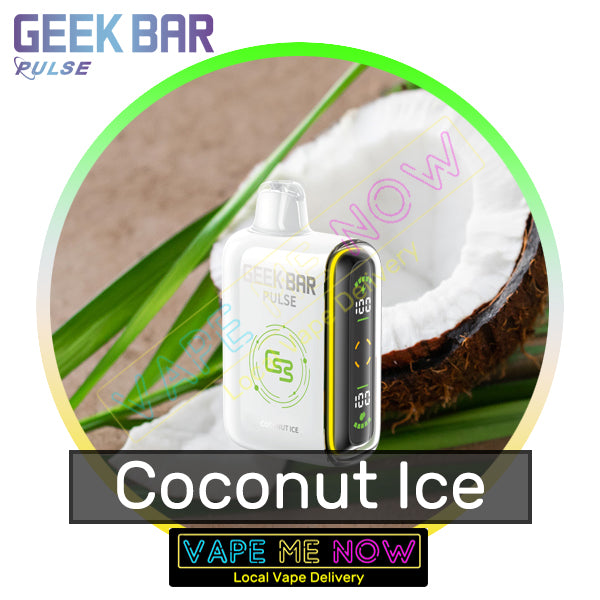 Geek Bar Pulse - Coconut Ice | 30 Minute Vancouver Vape Delivery Vape Me Now Geek Bar Pulse - Coconut Ice | 30 Minute Vancouver Vape Delivery Vape Me Now
