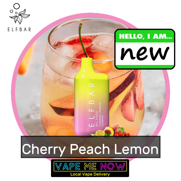 Elf Bar Disposable Cherry Peach Lemon flavor