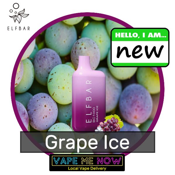 Elf Bar Disposable Grape Ice flavor