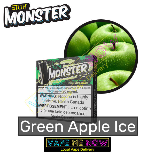 STLTH MONSTER - Green Apple Ice