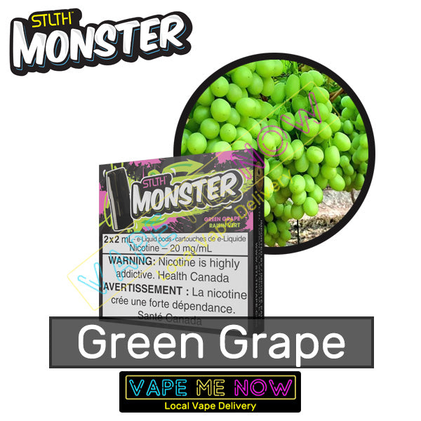 STLTH MONSTER - Green Grape Ice