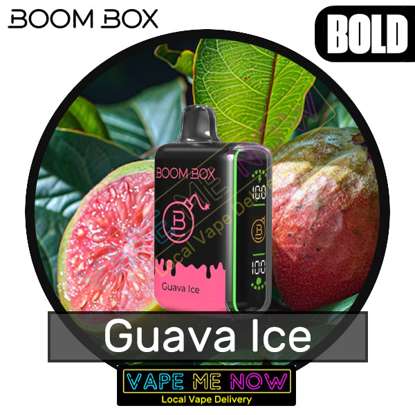 Boom Box - Guava Ice | 30 Minute Vancouver Vape Delivery  Vape Me Now