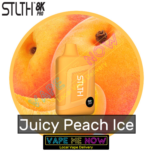 STLTH 8K Pro Disposable Juicy Peach Ice flavor