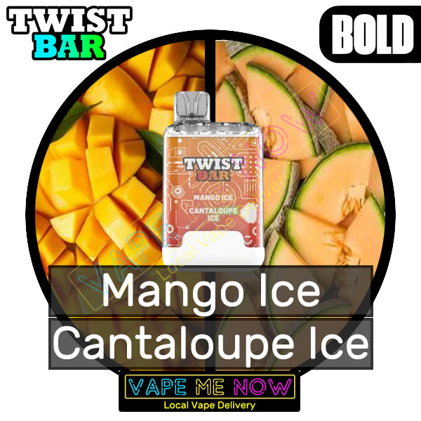 Twist Bar - Mango Ice | Cantaloupe Ice