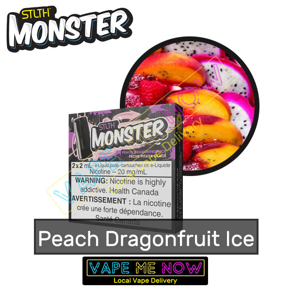 STLTH MONSTER - Peach Dragonfruit Ice