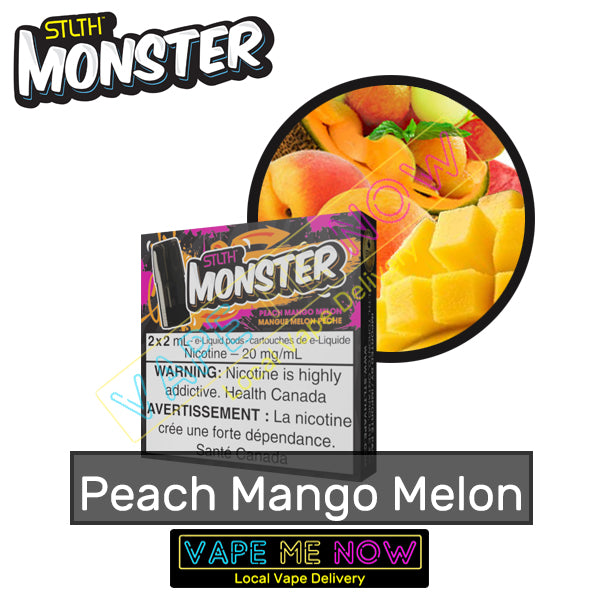 STLTH MONSTER - Peach Mango Melon